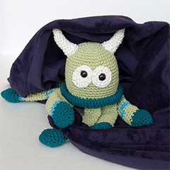 Bed monster amigurumi by The Itsy Bitsy Spider
