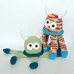 Bed monster amigurumi pattern by The Itsy Bitsy Spider