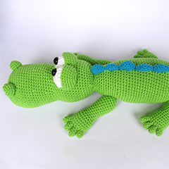 Crocodile Alfred amigurumi pattern by DioneDesign