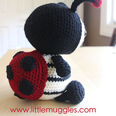 Dottie the ladybug amigurumi by Little Muggles