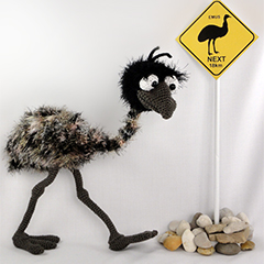 Emma the Emu amigurumi by IlDikko