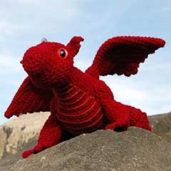 Fairy tale dragon amigurumi by The Itsy Bitsy Spider