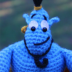 Genie and the lamp amigurumi pattern by Sahrit
