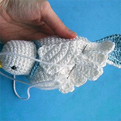 Little doves amigurumi pattern by The Itsy Bitsy Spider