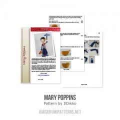 Mary Poppins amigurumi pattern by IlDikko