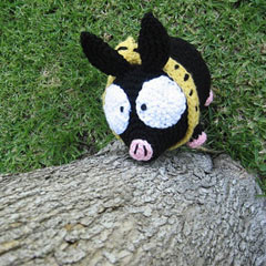 Pchan the Pig amigurumi by Ami Amour