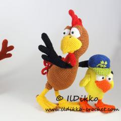Package: Poultry Paul, Paula and Chuck the Chick amigurumi by IlDikko