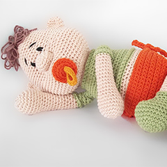 Sam baby doll amigurumi pattern by Lovely Baby Gift