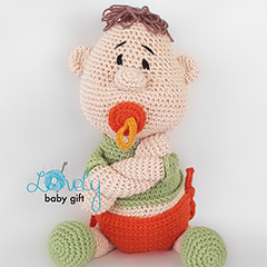 Sam baby doll amigurumi by Lovely Baby Gift