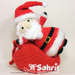 Santa Claus amigurumi pattern by Sahrit