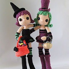 Violet and Ivy amigurumi pattern by Tales of Twisted Fibers