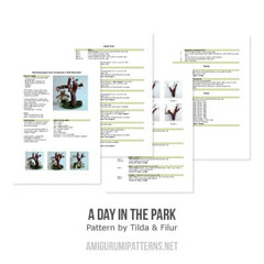 A Day in the Park amigurumi pattern by Tilda & Filur