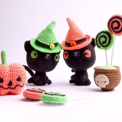 Black Cats amigurumi pattern by Ds_mouse