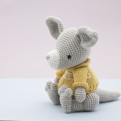 Boomer the Kangaroo amigurumi pattern by LittleAquaGirl