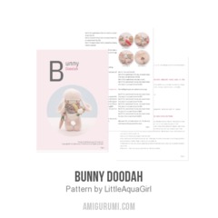 Bunny Doodah amigurumi pattern by LittleAquaGirl