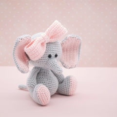 Ellie the Elephant amigurumi by LittleAquaGirl