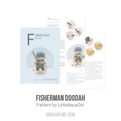 Fisherman Doodah amigurumi pattern by LittleAquaGirl