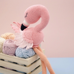 Flo the Flamingo amigurumi by LittleAquaGirl