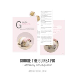 Googie the Guinea Pig amigurumi pattern by LittleAquaGirl