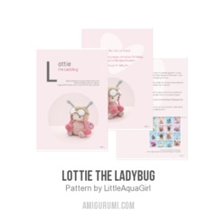 Lottie the Ladybug amigurumi pattern by LittleAquaGirl