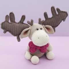 Paddy the Irish Elk amigurumi pattern by LittleAquaGirl