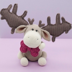 Paddy the Irish Elk amigurumi pattern by LittleAquaGirl