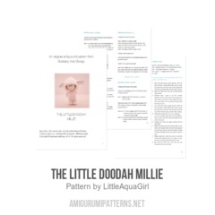 The Little Doodah Millie amigurumi pattern by LittleAquaGirl