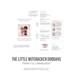 The Little Nutcracker Doodahs amigurumi pattern by LittleAquaGirl