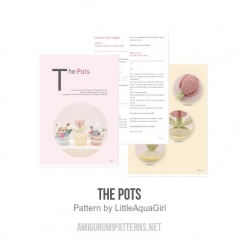 The Pots amigurumi pattern by LittleAquaGirl