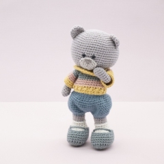 Tuffy the Teddy amigurumi by LittleAquaGirl