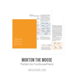 Morton the Moose amigurumi pattern by Footloosefriend