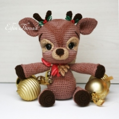 Ritva the Reindeer amigurumi by Elfin Thread