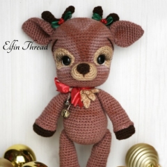 Ritva the Reindeer amigurumi pattern by Elfin Thread