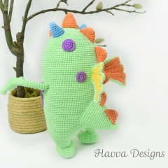  Cute Monster Kuboo amigurumi pattern by Havva Designs
