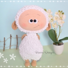 Bonnie With Sheep Costume amigurumi by Havva Designs