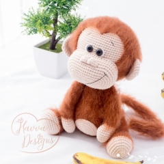 Cute Monkey Mogli amigurumi by Havva Designs