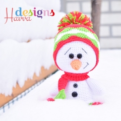 Cute Snowman amigurumi by Havva Designs