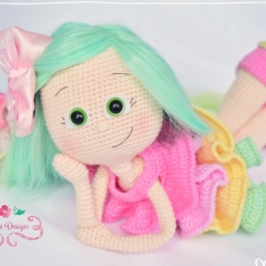  Emily Doll with New Dress  amigurumi by Havva Designs