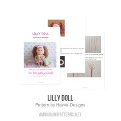 Lilly Doll amigurumi pattern by Havva Designs