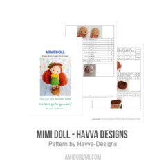 Mimi Doll amigurumi pattern by Havva Designs