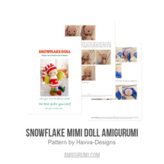 Snowflake Mimi Doll Amigurumi amigurumi pattern by Havva Designs