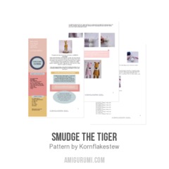 smudge the tiger amigurumi pattern by Kornflakestew