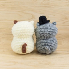 Cat Couple amigurumi pattern by Snacksies Handicraft Corner