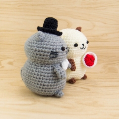 Cat Couple amigurumi by Snacksies Handicraft Corner