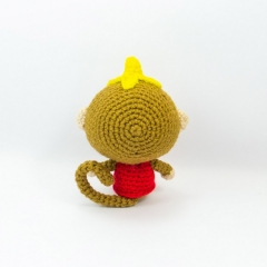 Monkey amigurumi by Snacksies Handicraft Corner