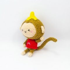 Monkey amigurumi pattern by Snacksies Handicraft Corner