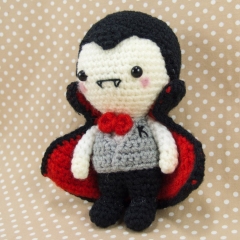 Mr K the Vampire amigurumi pattern by Snacksies Handicraft Corner