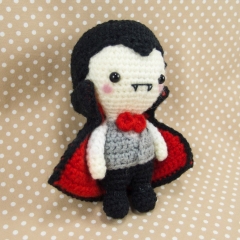 Mr K the Vampire amigurumi by Snacksies Handicraft Corner