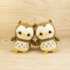Ollie the Owl amigurumi pattern by Snacksies Handicraft Corner