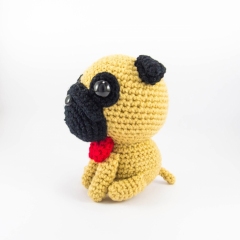 Little Pug amigurumi pattern by Snacksies Handicraft Corner